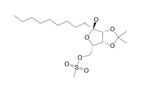 1-ALPHA-NONYL-5-O-METHANESULFONYL-2,3-O-ISOPROPYLIDENE-L-LYXOSE