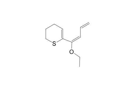 1-(3',4'-Dihydro-2H-thiopyran-6'-yl)buta-1,3-dien-1-yl Ethyl Ether
