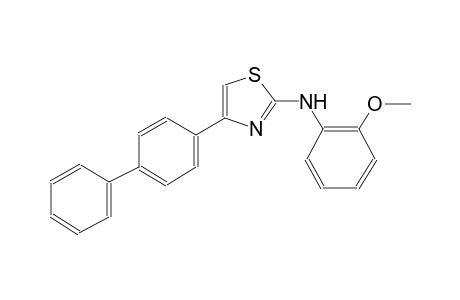 N-(4-[1,1'-biphenyl]-4-yl-1,3-thiazol-2-yl)-N-(2-methoxyphenyl)amine