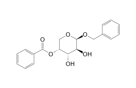 Benzyl 4-O-benzoyl-.beta.,D-arabinopyranoside