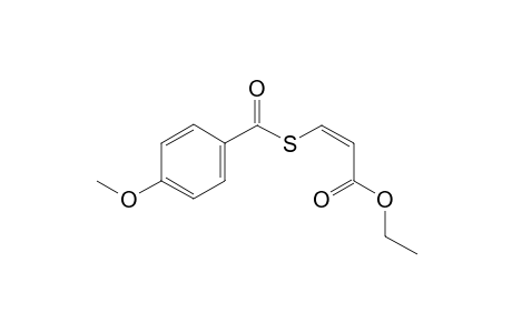 Ethyl (2Z)-3-(4-methoxybenzoylthio)acrylate
