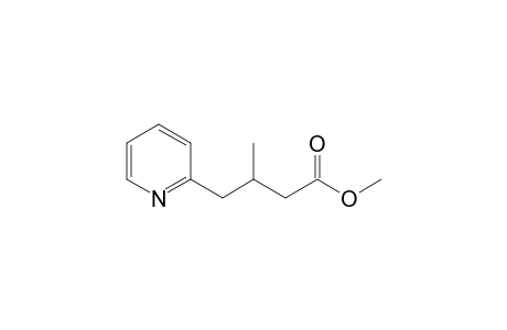 Methyl 3-Methyl-4-(pyridin-2-yl)butyrate