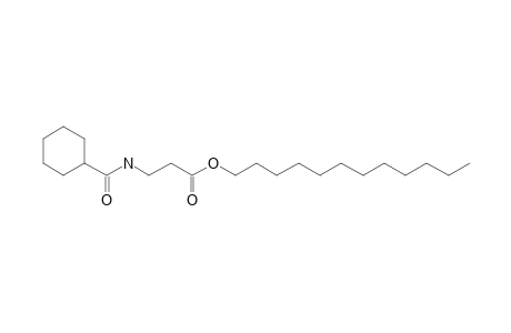 .beta.-Alanine, N-cyclohexylcarbonyl-, dodecyl ester