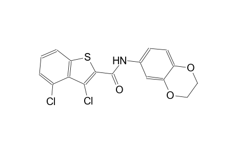3,4-dichloro-N-(2,3-dihydro-1,4-benzodioxin-6-yl)-1-benzothiophene-2-carboxamide