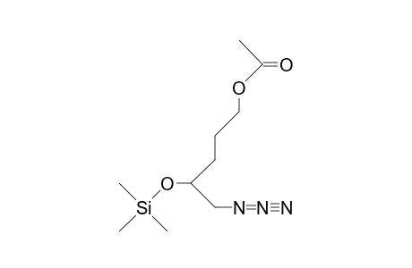 5-Acetoxy-1-azido-2-trimethylsilyloxy-pentane