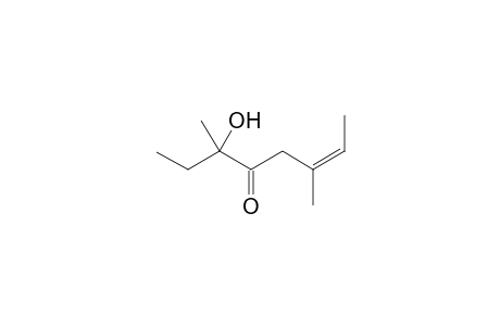 (Z)-3-Hydroxy-3,6-dimethyloct-6-en-4-one