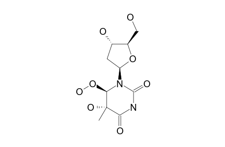 TRANS-(5R,6R)-5-HYDROXY-6-HYDROPEROXY-5,6-DIHYDROTHYMIDINE