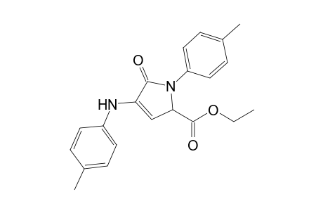 4-(4-methylanilino)-1-(4-methylphenyl)-5-oxo-2H-pyrrole-2-carboxylic acid ethyl ester