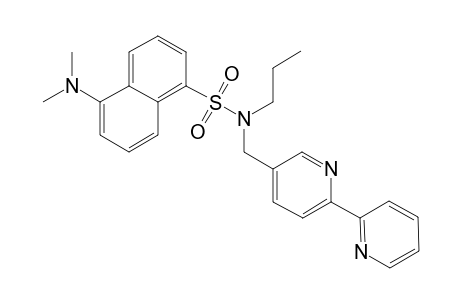 N-(2,2'-Bipyridin-5-ylmethyl)-5-dimethylaminonaphthalene-N-propyl-1-sulfonamide