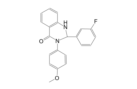 2-(3-fluorophenyl)-3-(4-methoxyphenyl)-2,3-dihydro-4(1H)-quinazolinone