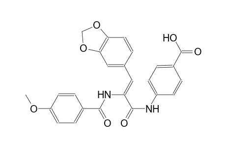 benzoic acid, 4-[[(2Z)-3-(1,3-benzodioxol-5-yl)-2-[(4-methoxybenzoyl)amino]-1-oxo-2-propenyl]amino]-