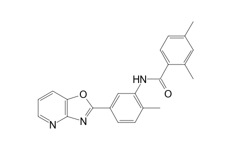 2,4-Dimethyl-N-(2-methyl-5-[1,3]oxazolo[4,5-b]pyridin-2-ylphenyl)benzamide