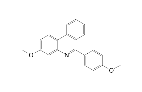 4-Methoxy-N-(4-methoxybenzylidene)-1,1-biphenyl-2-amine