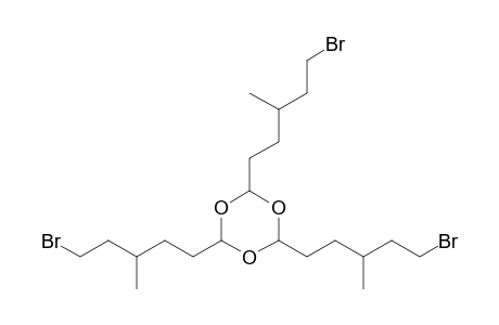 2,4,6-Tri(5-brom-3-methylpentyl)-1,3,5-trioxane