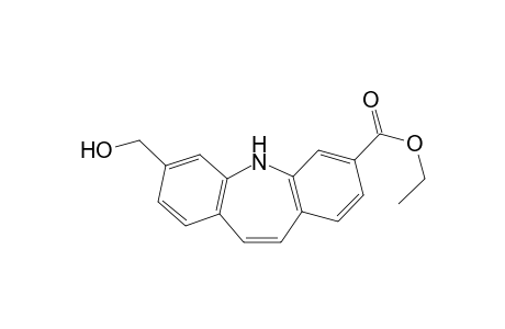 3-Carboethoxy-7-hydroxymethyl-5H-dibenzo[b,f]azepine