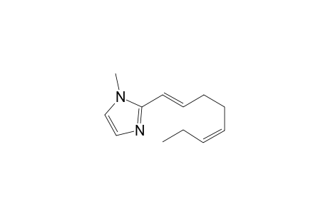 1-methyl-2-[(1E,5Z)-octa-1,5-dienyl]imidazole