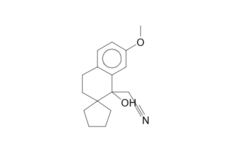 2-{1'-hydroxy-7'-methoxy-3',4'-dihydro-1'H-spiro[cyclopentane-1,2'-naphthalene]-1'-yl}acetonitrile