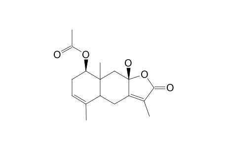 1.beta.-Acetoxy-8-hydroxy-eudesma-3,7(11)-dien-8-olide