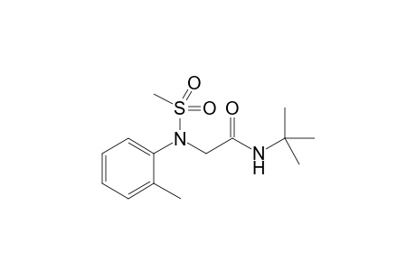 N-(tert-butyl)-2-[2-methyl(methylsulfonyl)anilino]acetamide