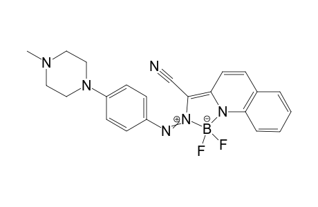 3-cyano-1,1-difluoro-2-{[4-(4-methylpiperazin-1-yl)phenyl]imino}-1H,2H-2l5-[1,3,2]diazaborolo[3,4-a]quinolin-2-ylium-1-uide