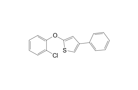 2-(2-chloranylphenoxy)-4-phenyl-thiophene