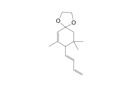 8-[(E) and(Z)-Buta-1,3-dienyl)-7,9,9-trimethyl-1,4-dioxaspiro[4.5]dec-6-ene
