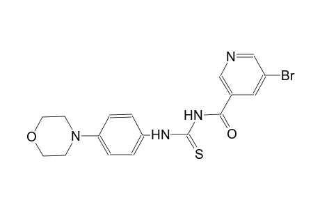 thiourea, N-[(5-bromo-3-pyridinyl)carbonyl]-N'-[4-(4-morpholinyl)phenyl]-