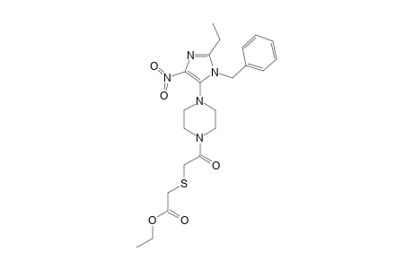 ETHYL-2-[2-[4-(1-BENZYL-2-ETHYL-4-NITRO-1H-IMIDAZOL-5-YL)-PIPERAZIN-1-YL]-2-OXOETHYLTHIO]-ACETATE