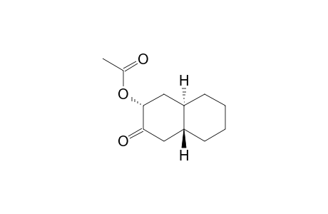 4-AXIAL-ACETOXY-TRANS-BICYCLO-[4.4.0]-DECAN-3-ONE