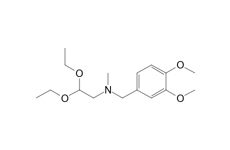 2,2-Diethoxyethyl-methyl-veratryl-amine