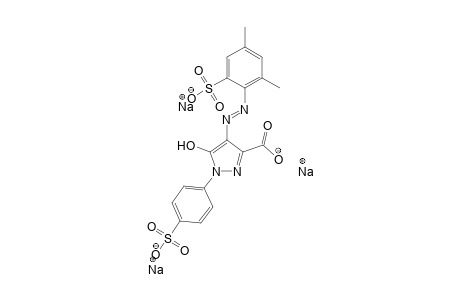 2-Amino-3,5-xylolsulfonic acid->3-carboxy-1-(p-sulfophenyl)-5-pyrazolon/tri-Na salt