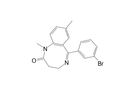 6-(3-Bromophenyl)-1,8-dimethyl-3,4-dihydro-1,5-benzodiazocin-2(1H)-one