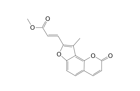 (E)-3-(9-Methyl-2-oxo-2H-furo[2,3-h]chromen-8-yl)-acrylic acid methyl ester