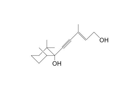 2,2,cis-6-Trimethyl-1-(5-hydroxy-3-methyl-trans-3-penten-1-yn-1-yl)-cyclohexanol