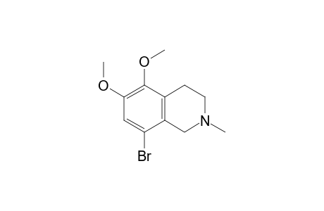 8-Bromo-5,6-dimethoxy-2-methyl-1,2,3,4-tetrahydroisoquinoline