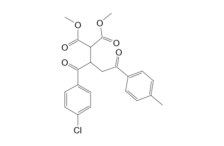 DIMETHYL-2-[1'-(4-CHLOROBENZOYL)-2'-(4-METHYLBENZOYL)-ETHYL]-MALONATE