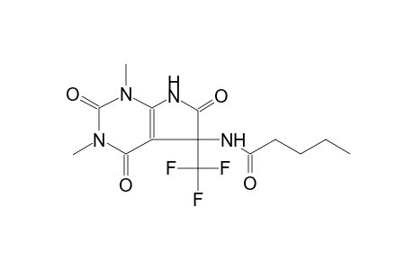 N-[1,3-dimethyl-2,4,6-trioxo-5-(trifluoromethyl)-2,3,4,5,6,7-hexahydro-1H-pyrrolo[2,3-d]pyrimidin-5-yl]pentanamide