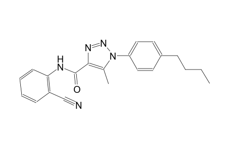1H-1,2,3-triazole-4-carboxamide, 1-(4-butylphenyl)-N-(2-cyanophenyl)-5-methyl-