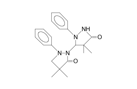 4,4-Dimethyl-5-(4,4-dimethyl-3-oxo-1-phenyl-pyrazolidin-2-yl)-1-phenyl-pyrazolidin-3-one