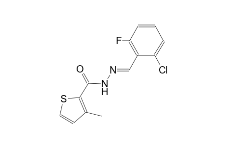 N'-[(E)-(2-chloro-6-fluorophenyl)methylidene]-3-methyl-2-thiophenecarbohydrazide