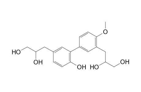 3',5-Di-(2,3-dihydroxypropyl)-4'-methoxy-biphenyl-2-ol