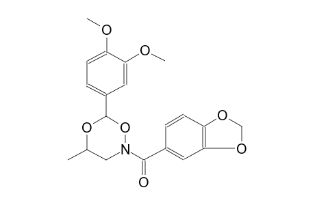 2H-1,5,2-dioxazine, 2-(1,3-benzodioxol-5-ylcarbonyl)-6-(3,4-dimethoxyphenyl)dihydro-4-methyl-