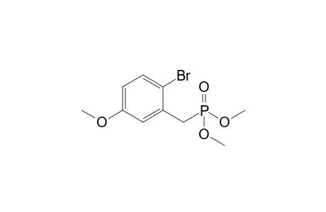 Dimethyl [(2-bromo-5-methoxyphenyl)methyl]phosphonate