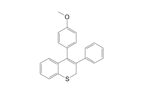 2H-1-Benzothiopyran, 4-(4-methoxyphenyl)-3-phenyl-