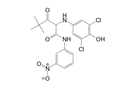 Pentanamide, 2-[(3,5-dichloro-4-hydroxyphenyl)amino]-4,4-dimethyl-N-(3-nitrophenyl)-3-oxo-