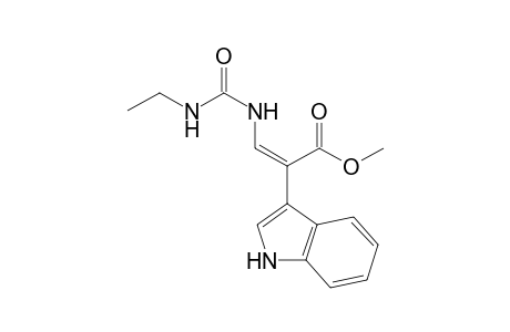 (Z)-Methyl 2-(1H-indol-3-yl)-3-(3-ethylureido)propenoate