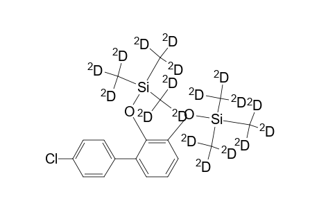 2,3-bis[(nonadeuterio)trimethylsilyloxy]-4'-chlorobiphenyl