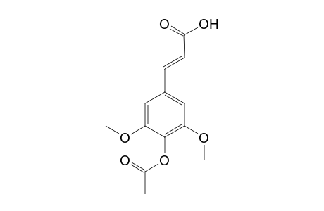 4-Acetoxy-3,5-dimethoxycinnamic Acid
