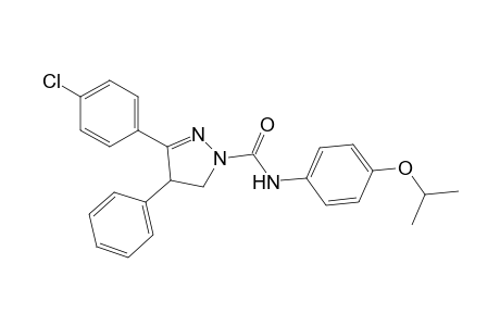 3-(p-chlorophenyl)-4'-isopropoxy-4-phenyl-2-pyrazoline-1-carboxanilide