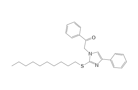 1-(Benzoylmethyl)-4-phenyl-2-decylthioimidazole